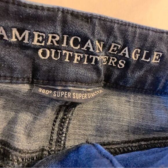 American Eagle Jeans ‘Artist Crop’ ‘360 Next Level Stretch’ ‘AEO Denim X4’ Sz 2 - Picture 2 of 4
